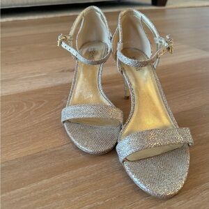 Size 8 Michael Kors Gold Heels